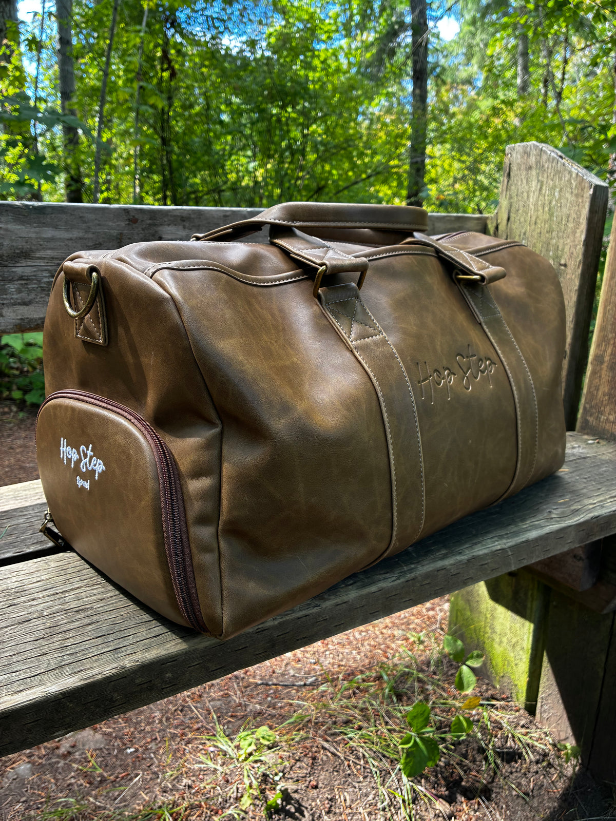 Premium Leather Duffle Bag