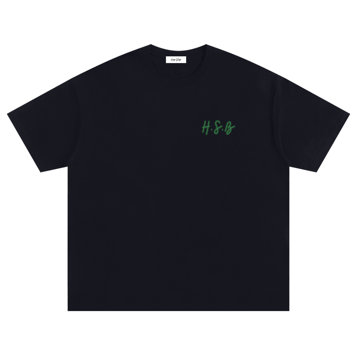 Oversized Regal Crown Tee (darker left chest logo)