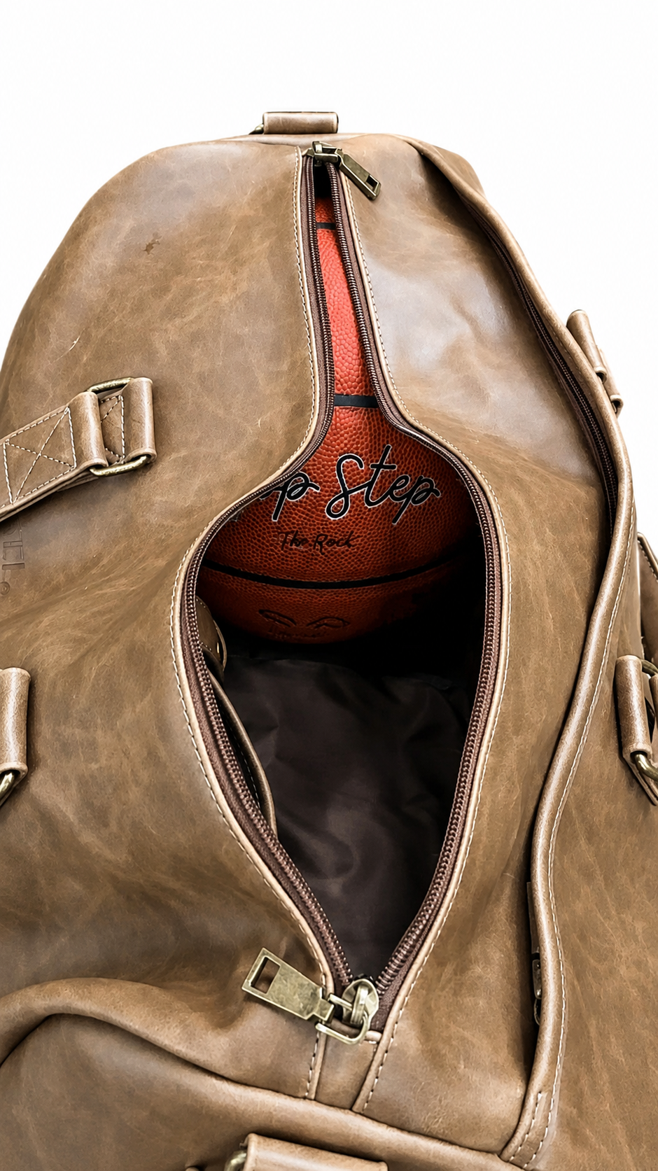 Premium Leather Duffle Bag